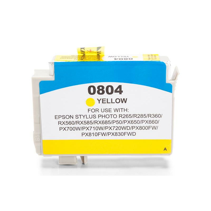 Tintenpatrone fr Epson T0804 yellow